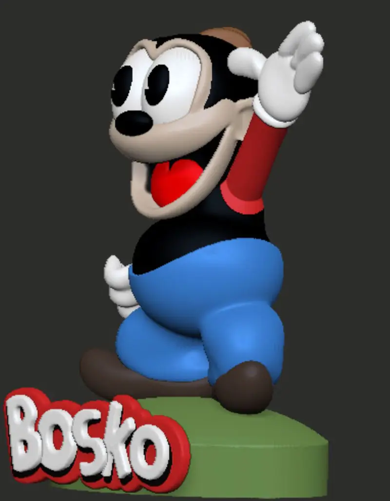 Bosko Looney Tunes Modelo de impresión 3D STL