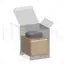 Bottle packaging box dieline vector