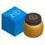 Bottled product packaging dieline vector