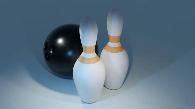 Bowlingkegels 3D-model