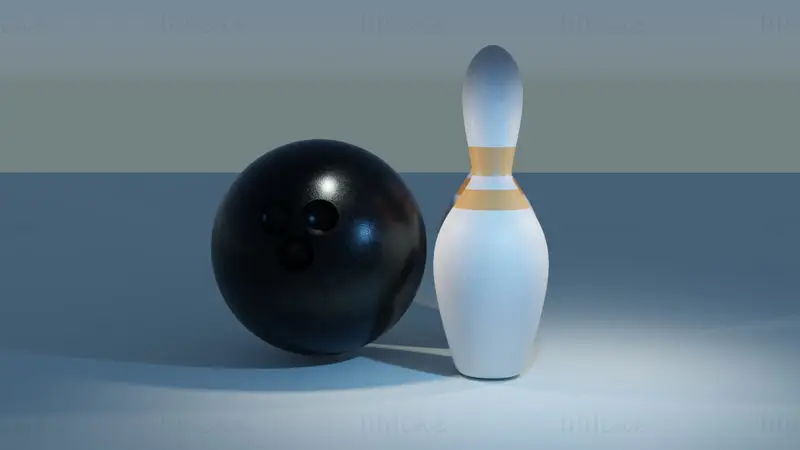 Bowling Pins 3D Model