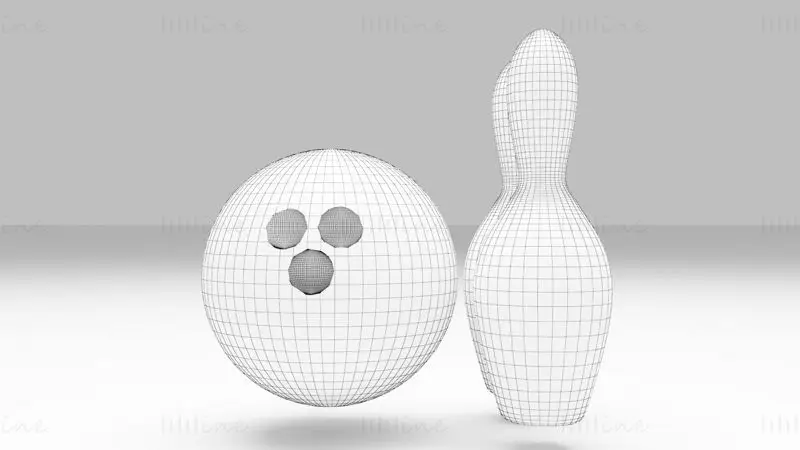 Bowling Pins 3D Model