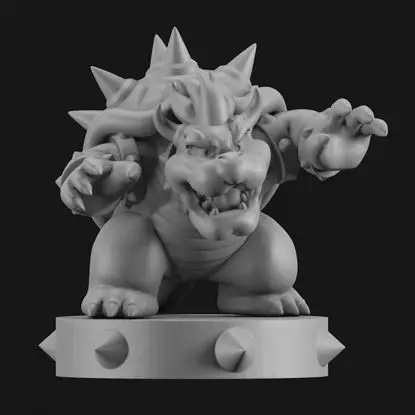 Bowser 3D Print Model STL FIle