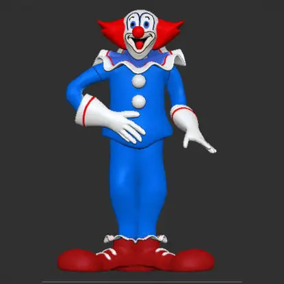 Bozo the Clown چاپ سه بعدی مدل STL