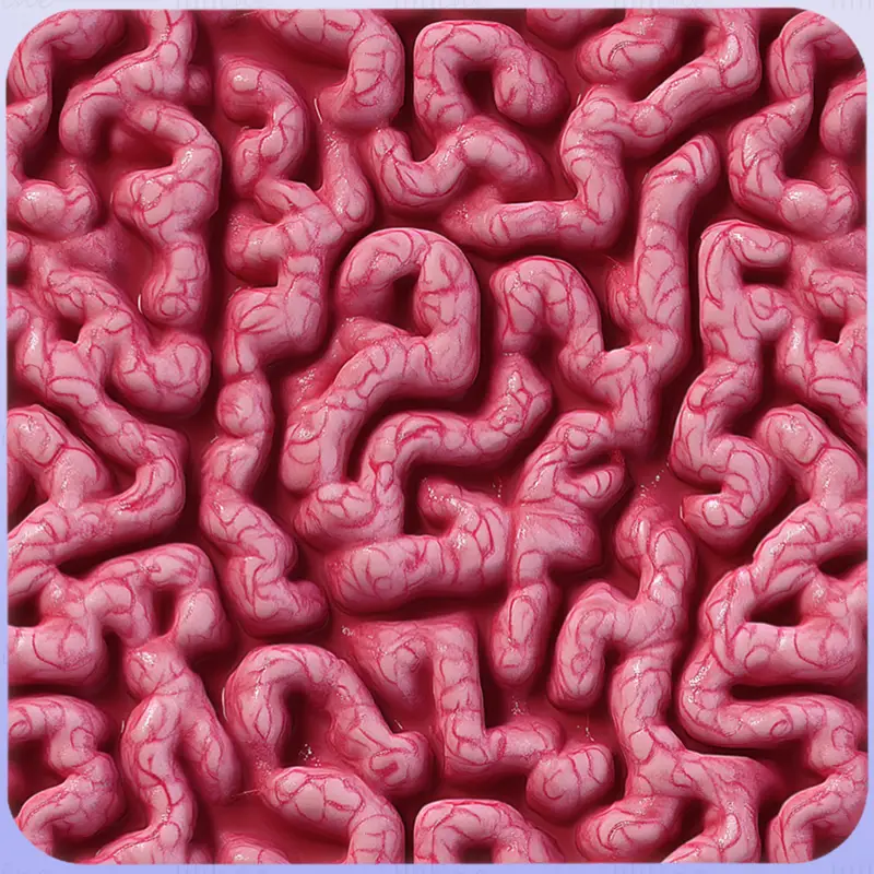 Brain Seamless Texture PNG