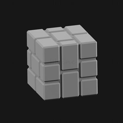 Brick Block 3D Printing Model STL
