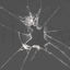 Broken glass Hole png