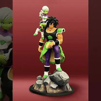 Broly és Chirai 3D nyomtatási modell STL fájlok