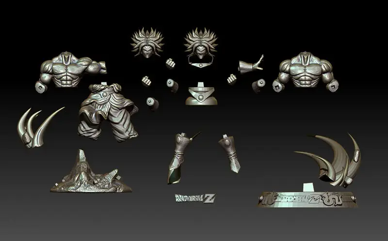 Broly Dragon Ball Z 3D Pring Model STL Files