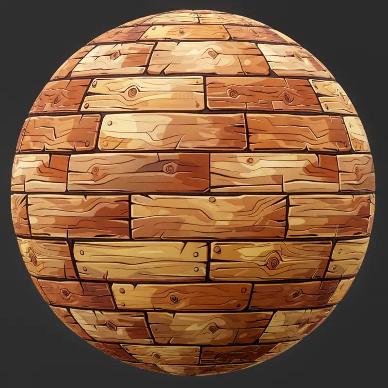 Bruin gestileerde naadloze houtstructuur