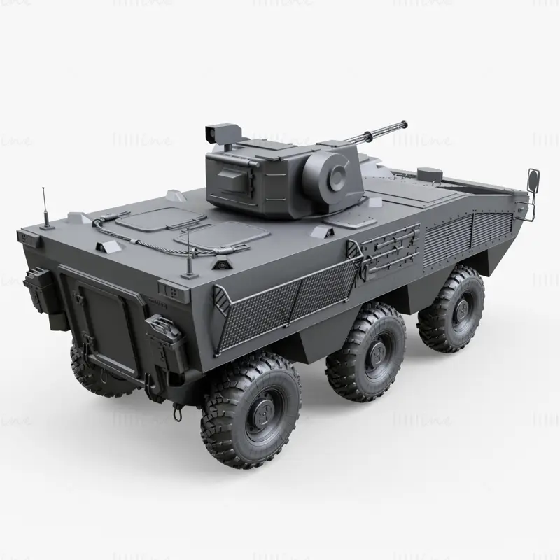 BTR Otaman-3 2019 3D Model