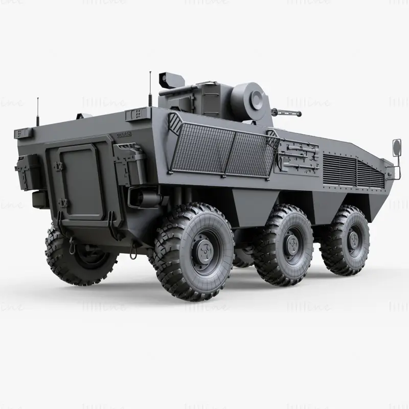 3D model BTR Otaman-3 2019