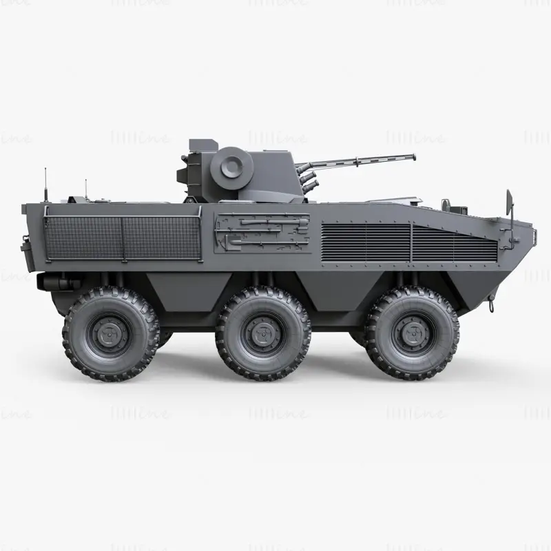 BTR Otaman-3 2019 3D Model