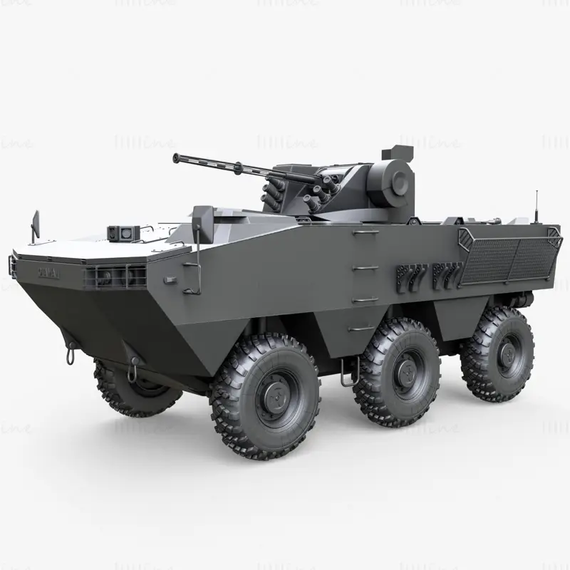 BTR Otaman-3 2019 3D Model