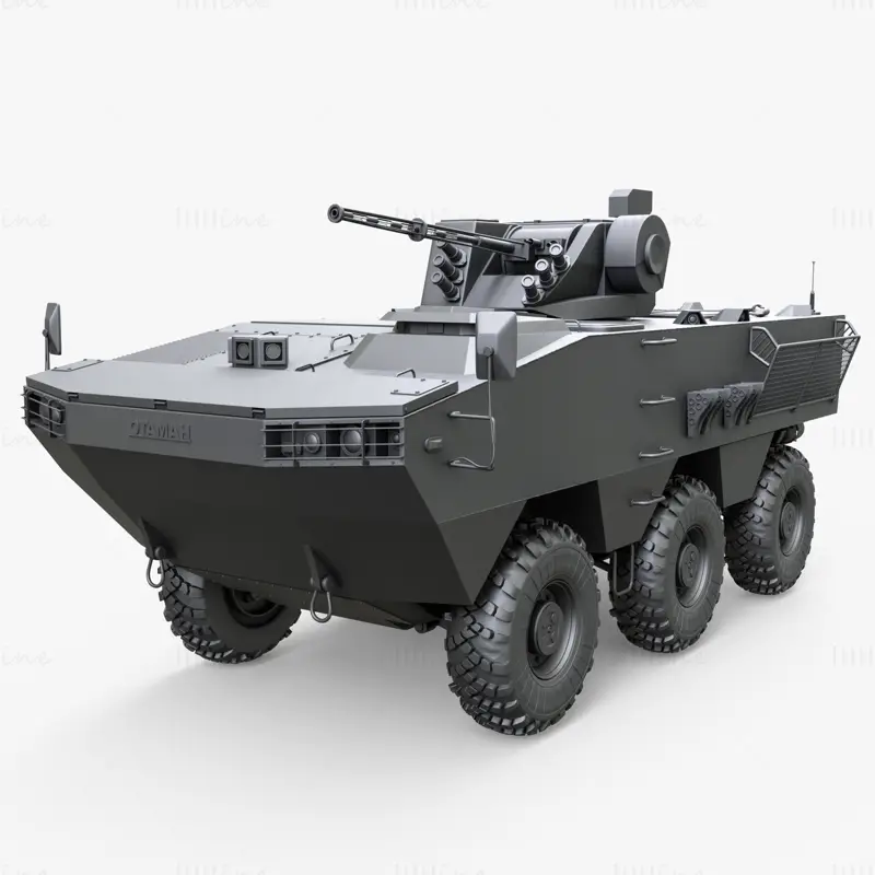 BTR Otaman-3 2019 3D Model