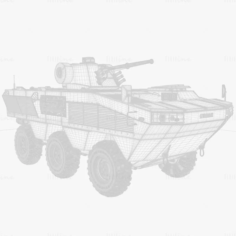 BTR Otaman-3 2019 3D Model