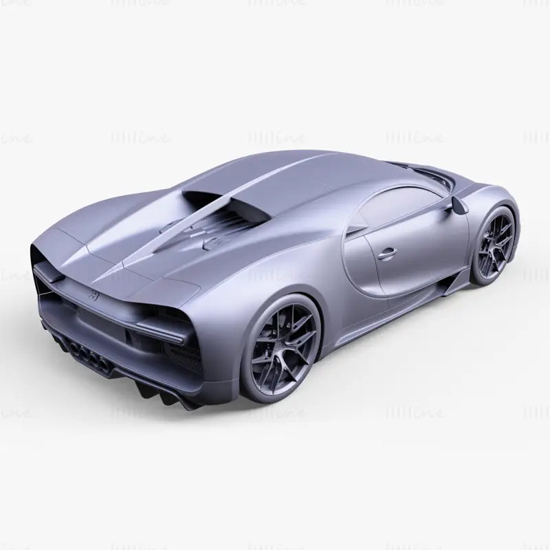 布加迪 Chiron Sport 3D模型