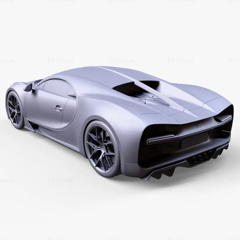 3D model Bugatti Chiron Sport