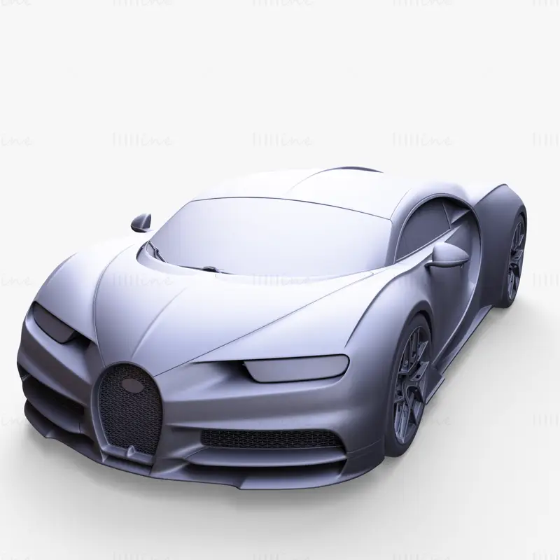 3D model Bugatti Chiron Sport