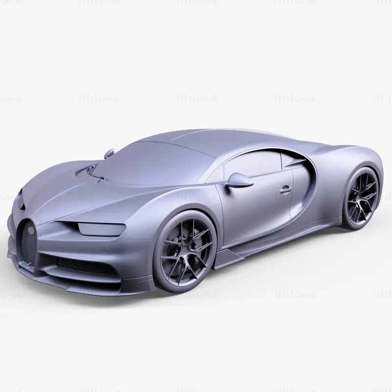 3D model Bugatti Chiron Sport