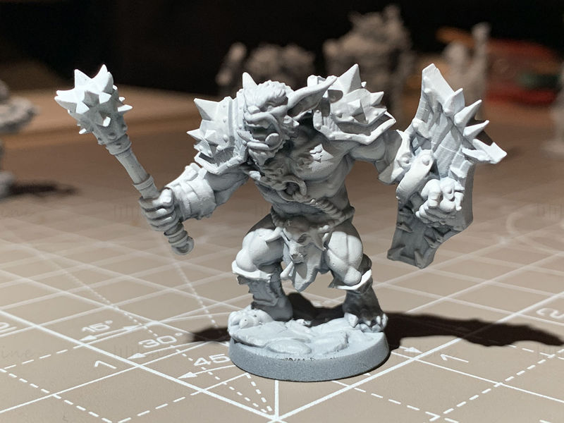 Modelo de impresión 3D de muestra de Bugbear Lost Adventures