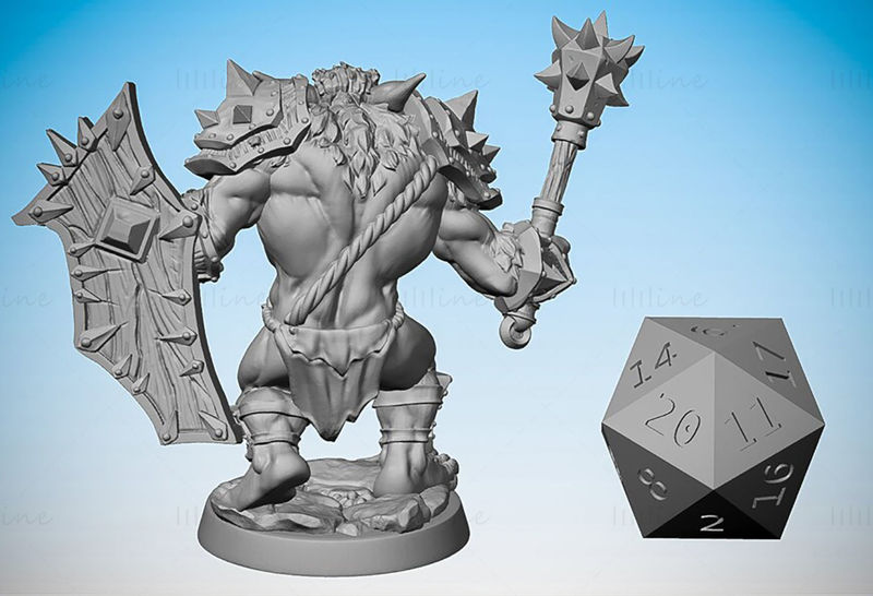 Bugbear Lost Adventures Ukázka 3D tiskového modelu