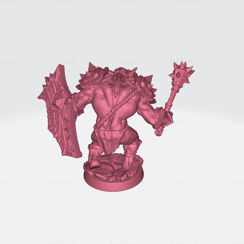 Modelo de impresión 3D de muestra de Bugbear Lost Adventures