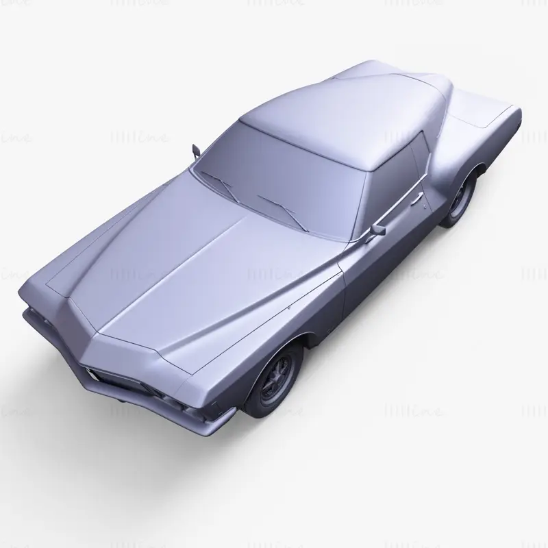 3D model Buick Riviera 71