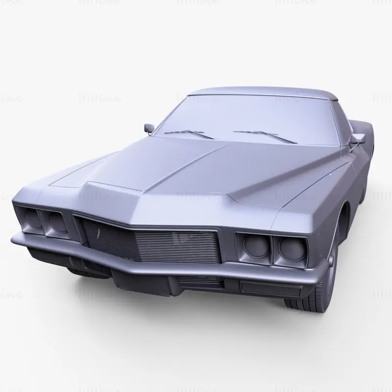 Buick Riviera 71 modelo 3d