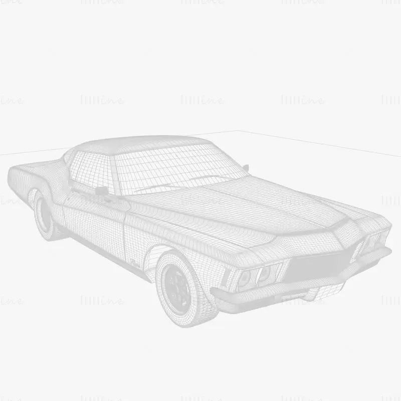 3D model Buick Riviera 71