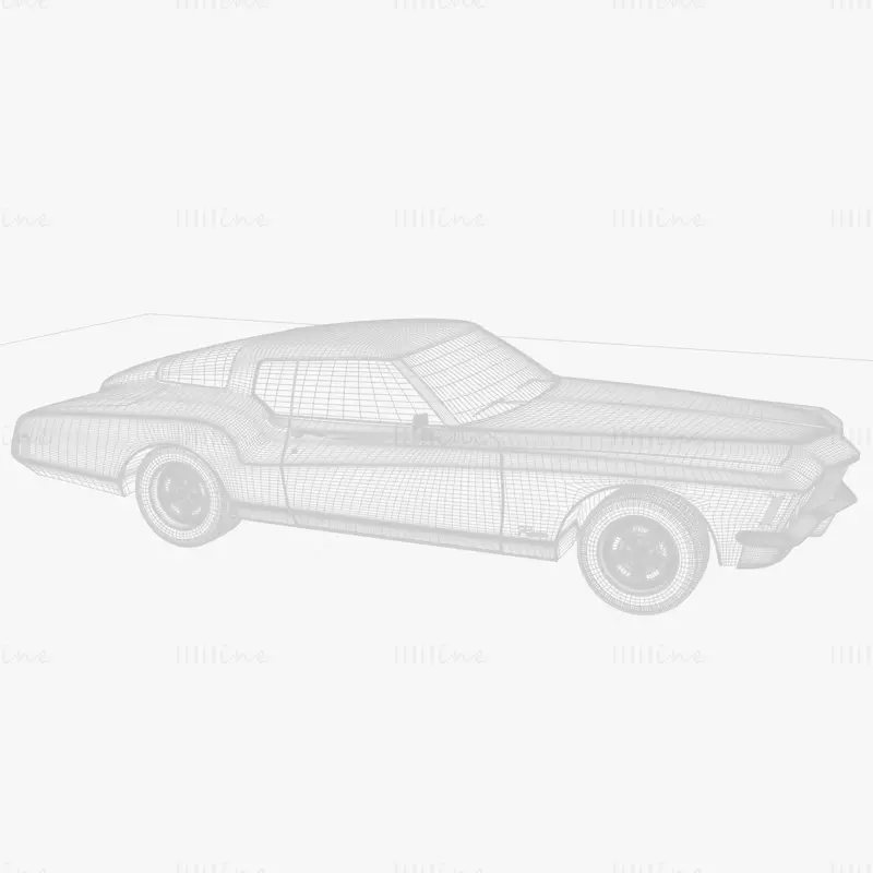 Buick Riviera 71 3D модел