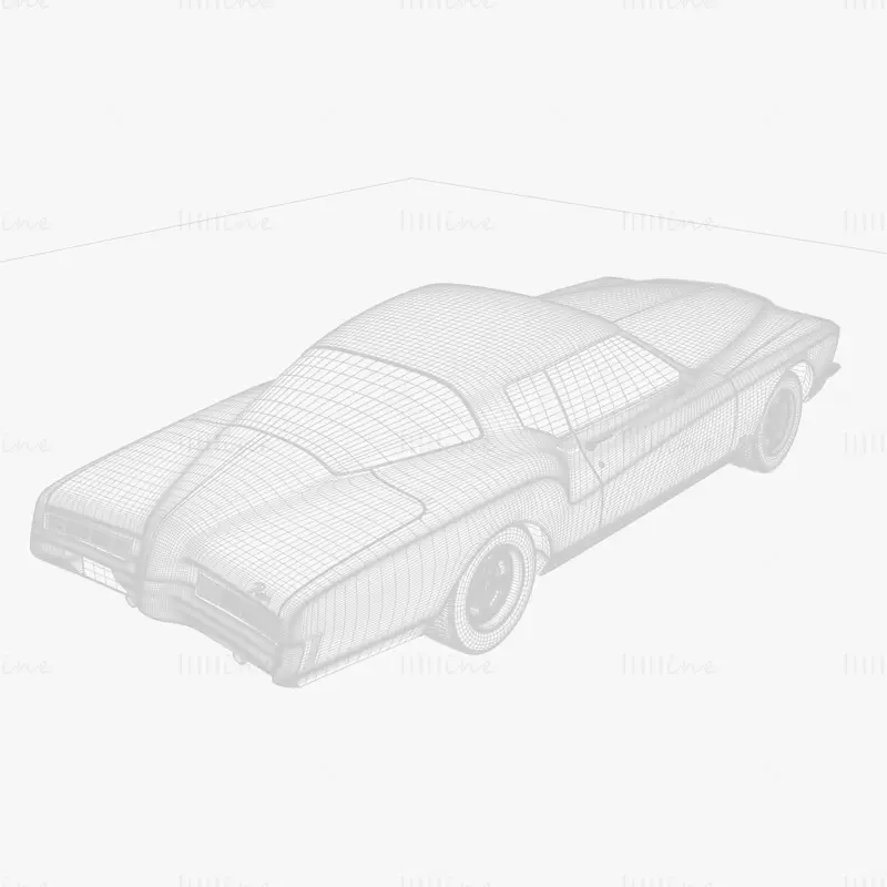 3D model Buick Riviera 71