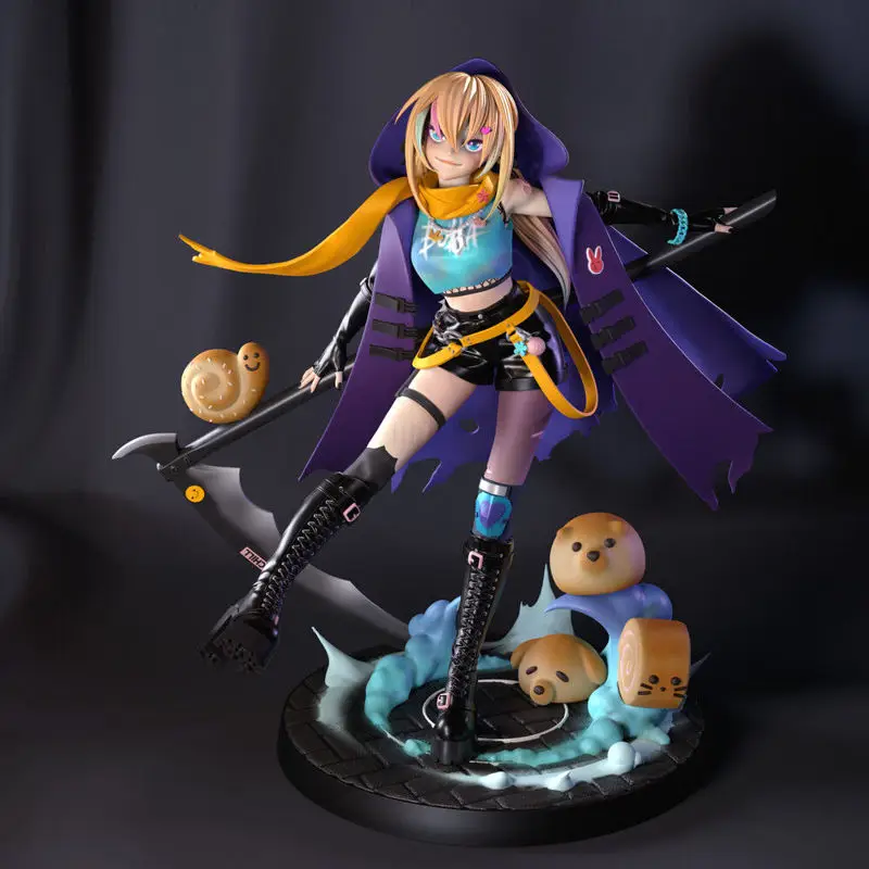 Model 3D tiskanja anime figure Bulka