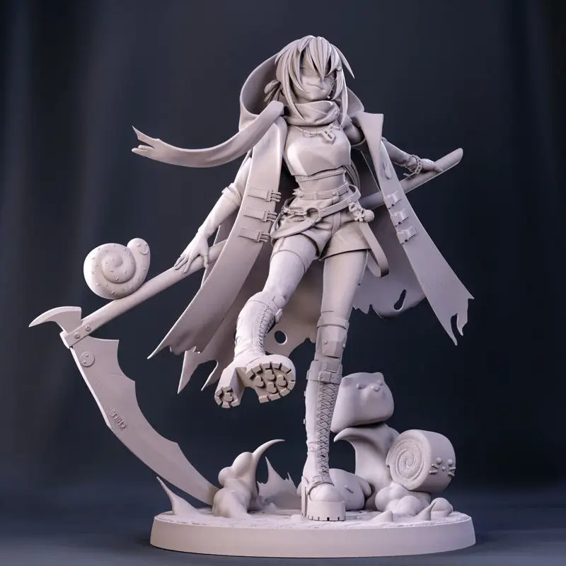 Model 3D tiskanja anime figure Bulka