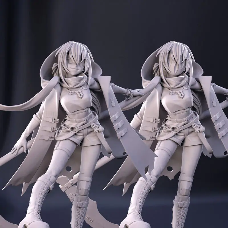 Model 3D tiskanja anime figure Bulka