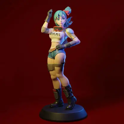 Bulma - Dragon Ball 3D Print Model STL Files