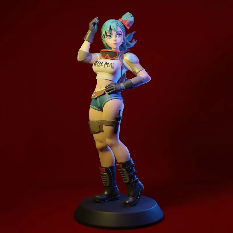 Bulma - Dragon Ball 3D-Druckmodell STL-Dateien