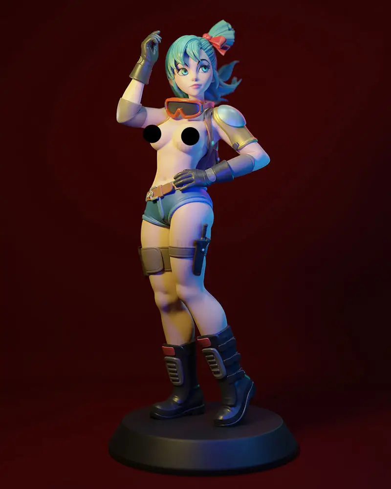 Bulma - Dragon Ball 3D-Druckmodell STL-Dateien