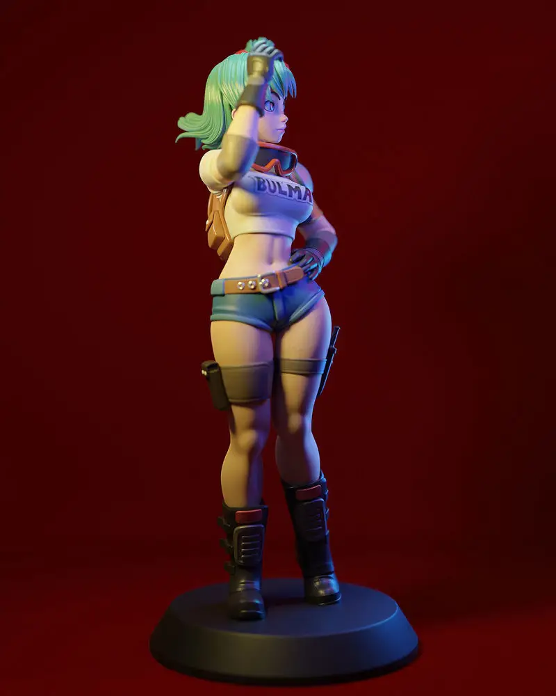 Bulma - Dragon Ball 3D-Druckmodell STL-Dateien
