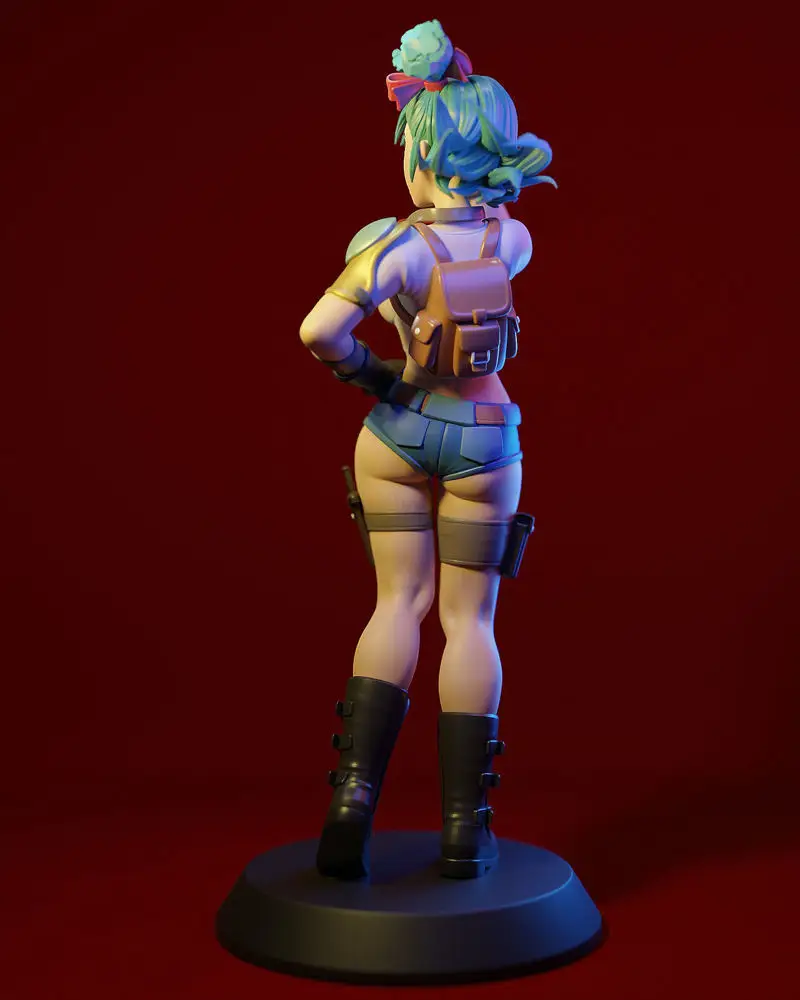 Bulma - Dragon Ball 3D-Druckmodell STL-Dateien