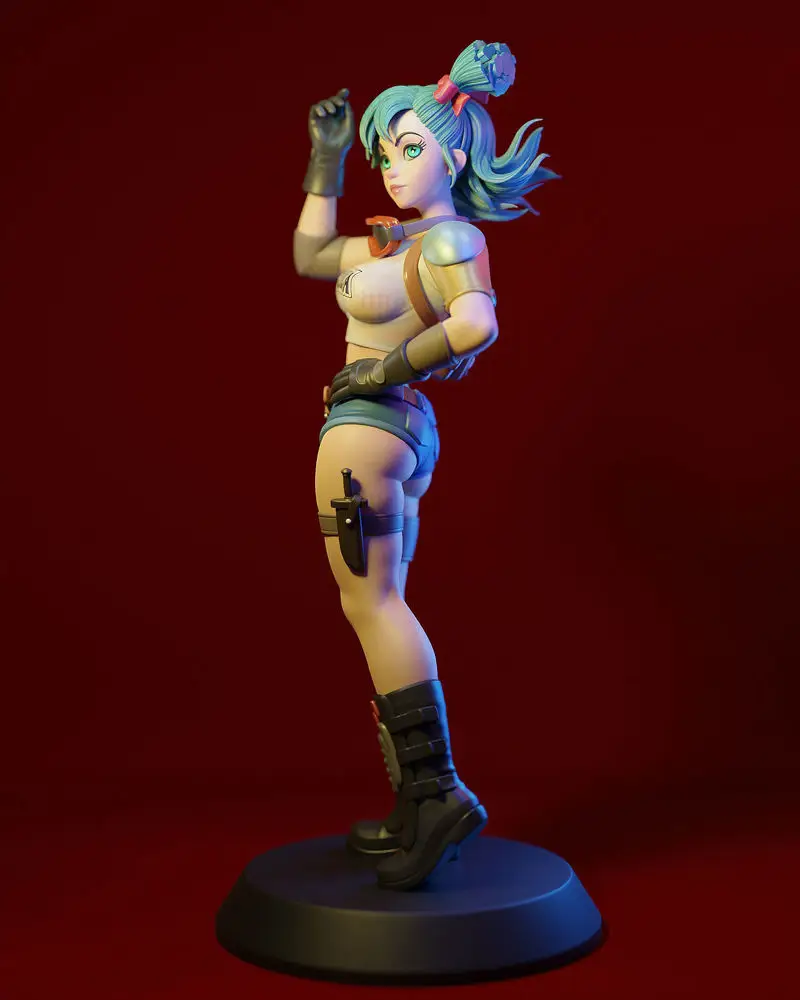 Bulma - Dragon Ball 3D-Druckmodell STL-Dateien
