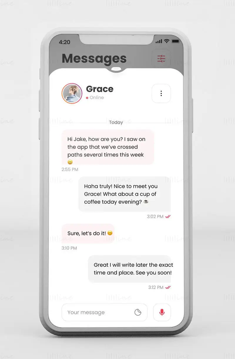 Bumble Dating App design Figma sablon