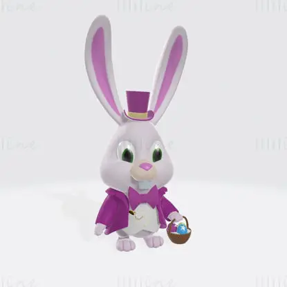 Bunny Character 3D Print Model