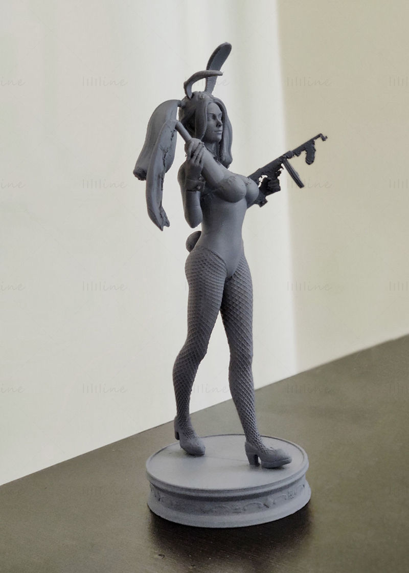Bunny Harley Quinn 3D Printing Model STL