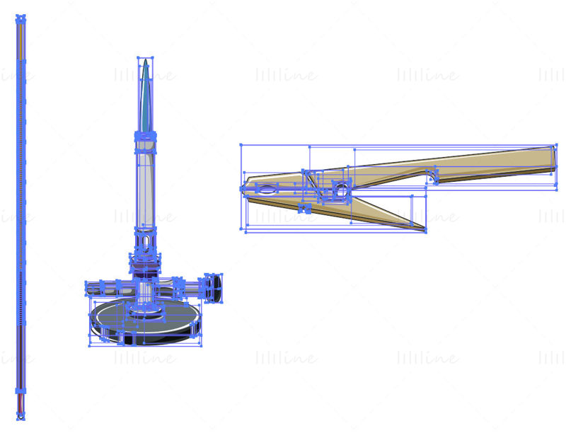 Bunsen burner vector