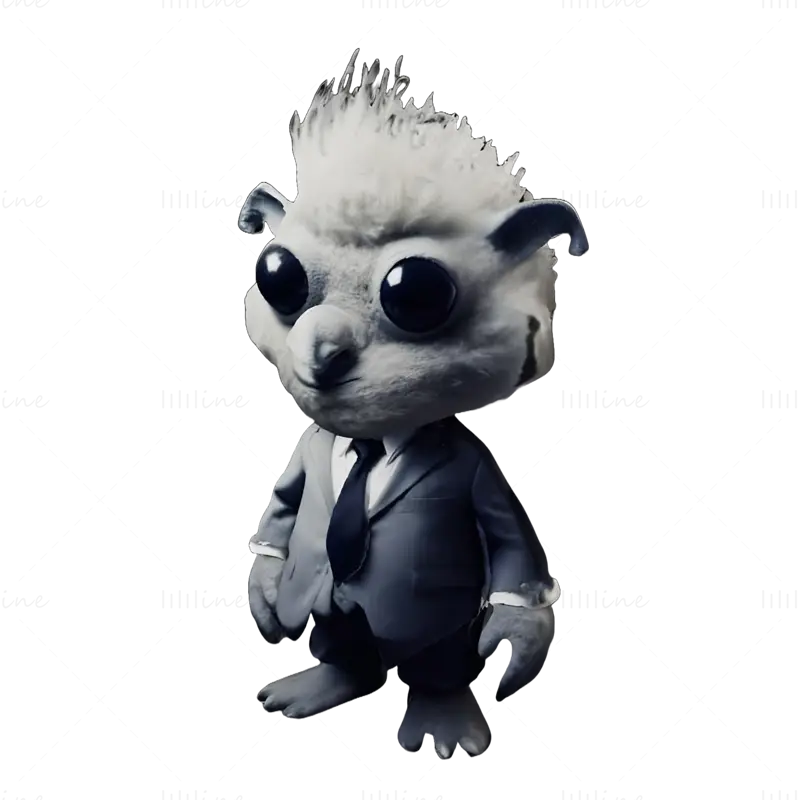 Business Buddies - Professional Animal Character 3D Print Model Set