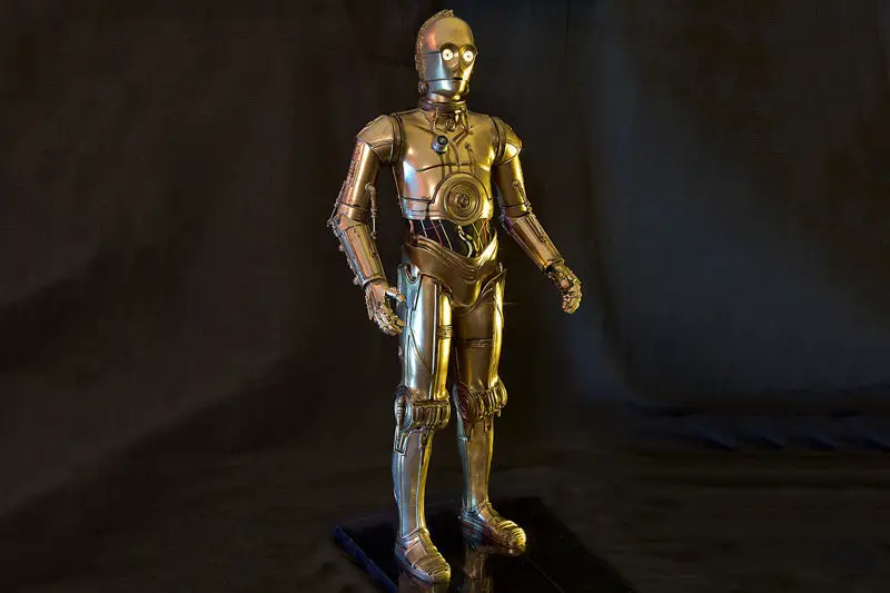 C3PO Figuries 3D Print Model STL