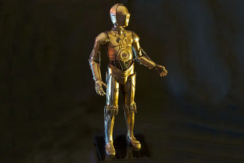 C3PO Figuries 3D Print Model STL