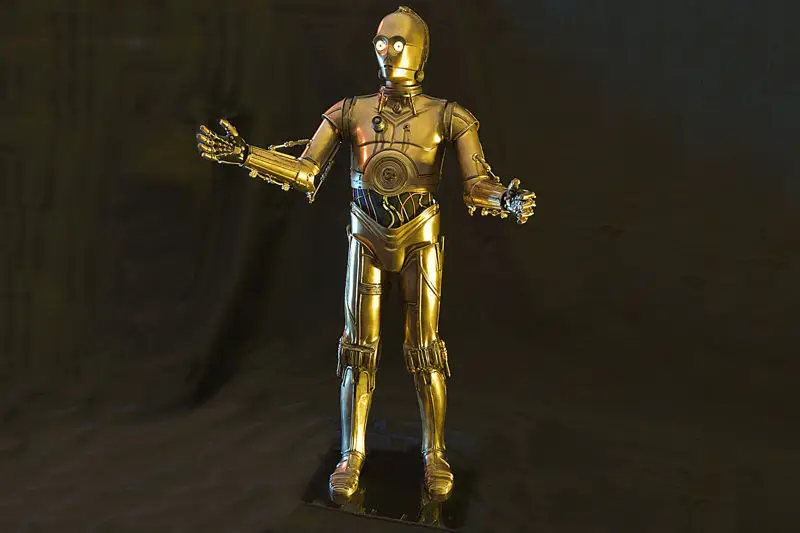 C3PO Figuries 3D Print Model STL