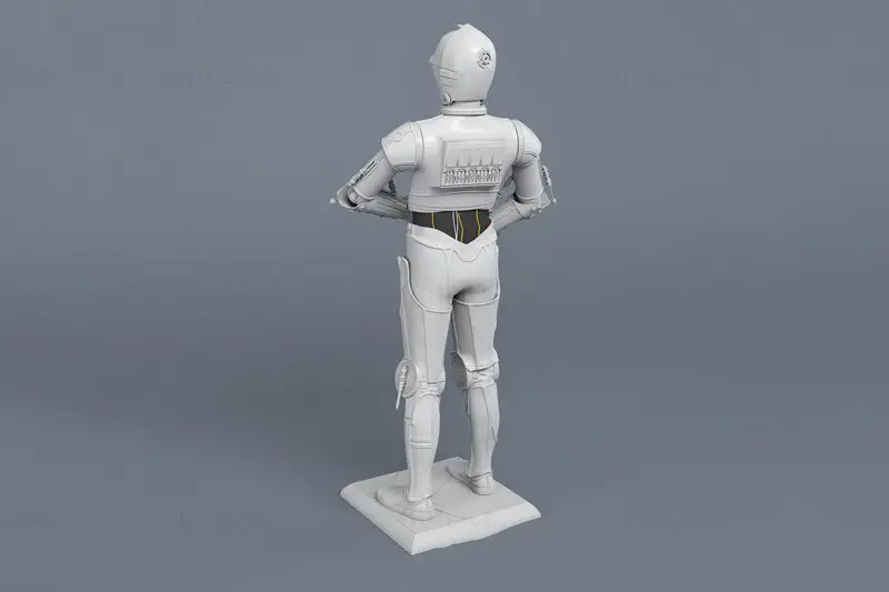 Postavy C3PO 3D tiskový model STL